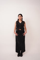 Two Piece Vest and Skirt Set